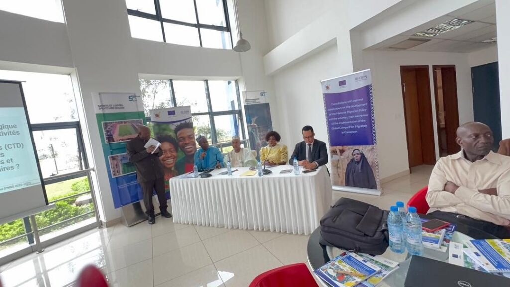Vue de la salle lors de la consultation nationale sur la politique migratoire au Cameroun